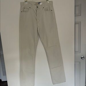 VINTAGE GAP Cream Boy Fit Pants Vintage size 10 long tall
